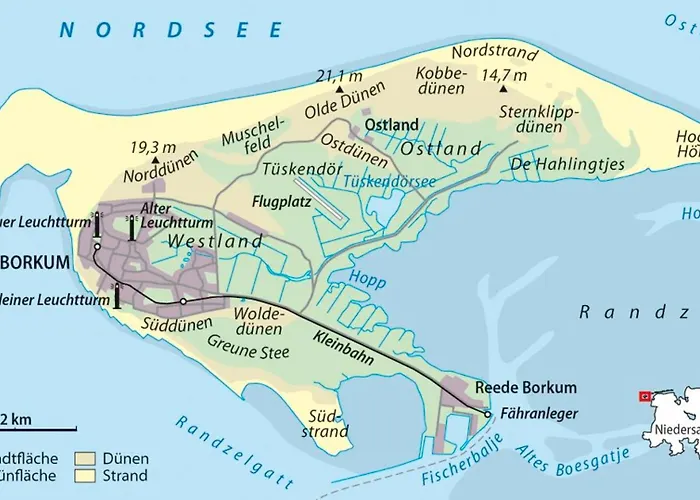 Апартаменты Haus Pop Боркум